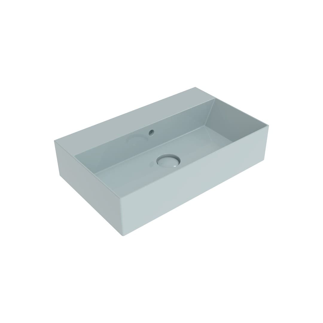 Flaminia APPLIGHT 60 – Νιπτήρας Επικαθήμενος – Countertop – wall hung basin – cm 60×37 – Azzurro Polvere Glossy (AP6037AP)
