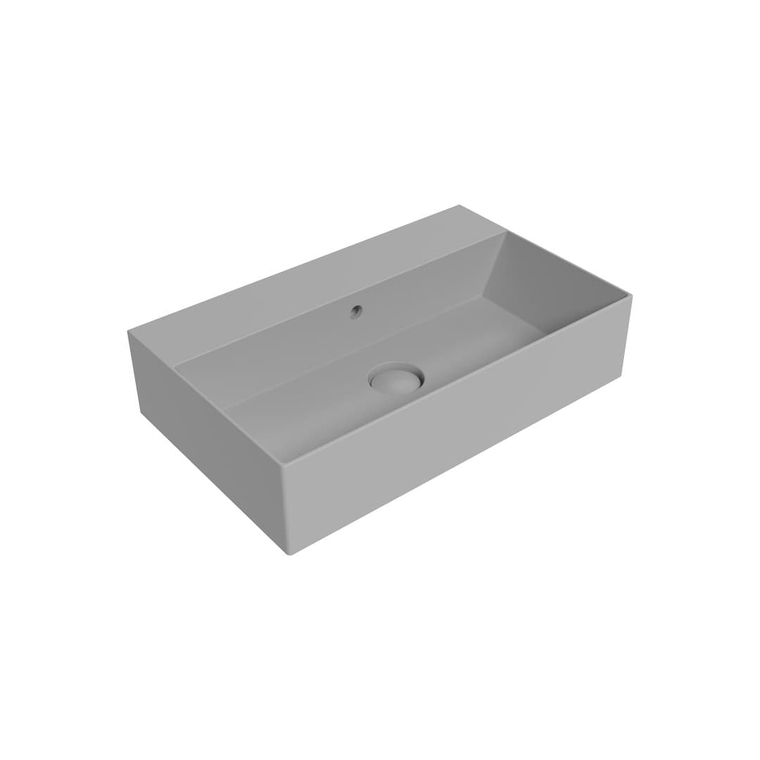 Flaminia APPLIGHT 60 – Νιπτήρας Επικαθήμενος – Countertop – wall hung basin – cm 60×37 – Cenere Matt (AP6037CEN)