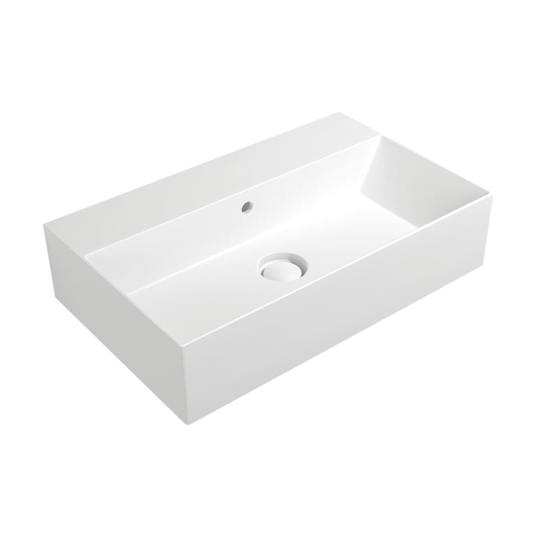 Flaminia APPLIGHT 60 – Νιπτήρας Επικαθήμενος – Countertop – wall hung basin – cm 60×37 – Latte Matt (AP6037LAT)