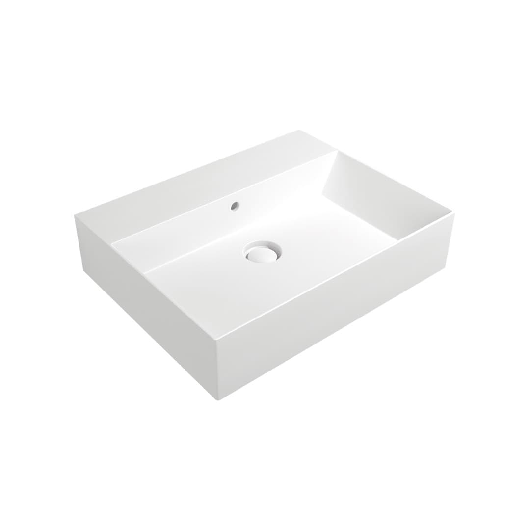 Flaminia APPLIGHT 60 – Νιπτήρας Επικαθήμενος – Countertop – wall hung basin – cm 60×47 – Latte Matt (AP6047LAT)