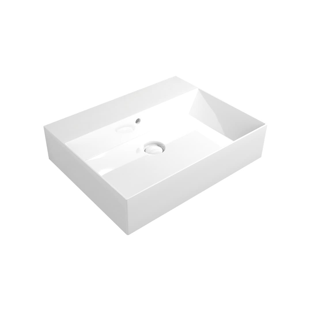 Flaminia APPLIGHT 60 – Νιπτήρας Επικαθήμενος – Countertop – wall hung basin – cm 60×47 – White Glossy (AP6047)