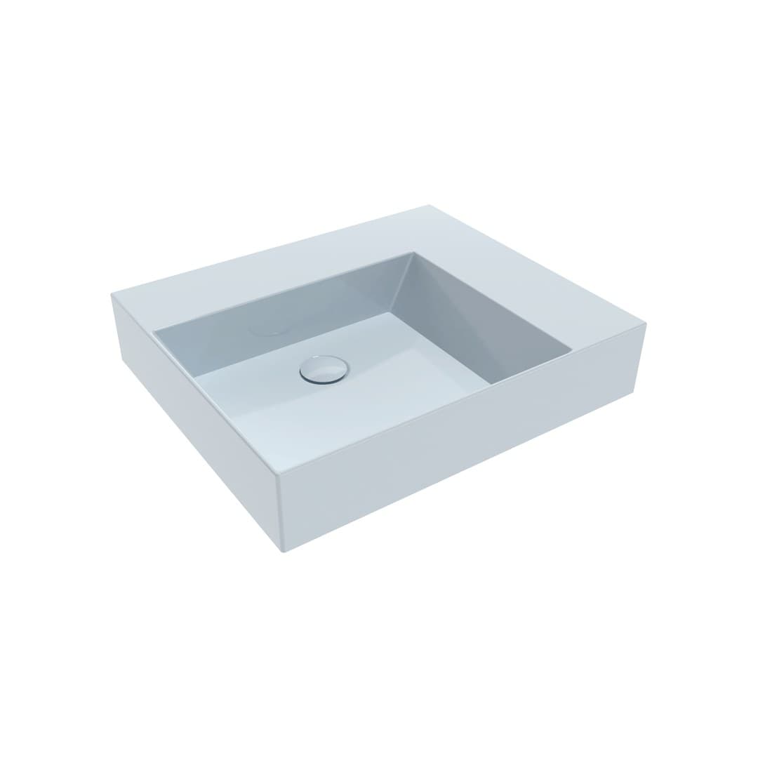 Flaminia APPLIGHT 6051 – Νιπτήρας Επικαθήμενος – Azzurro Polvere Glossy (AP6051AP)