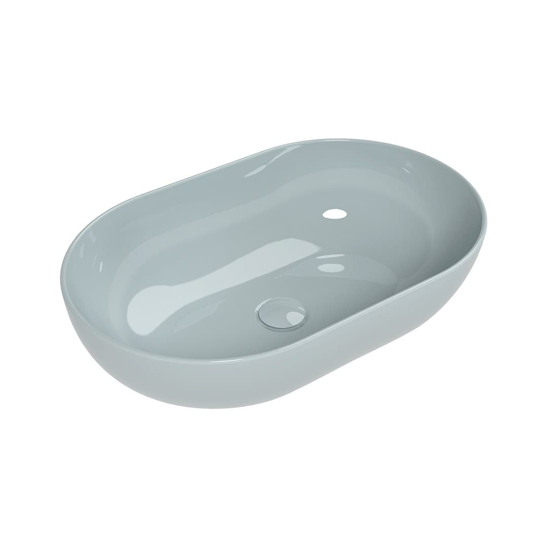Flaminia APP 62 – Νιπτήρας Επικαθήμενος – Azzurro Polvere Glossy (AP62AAP)