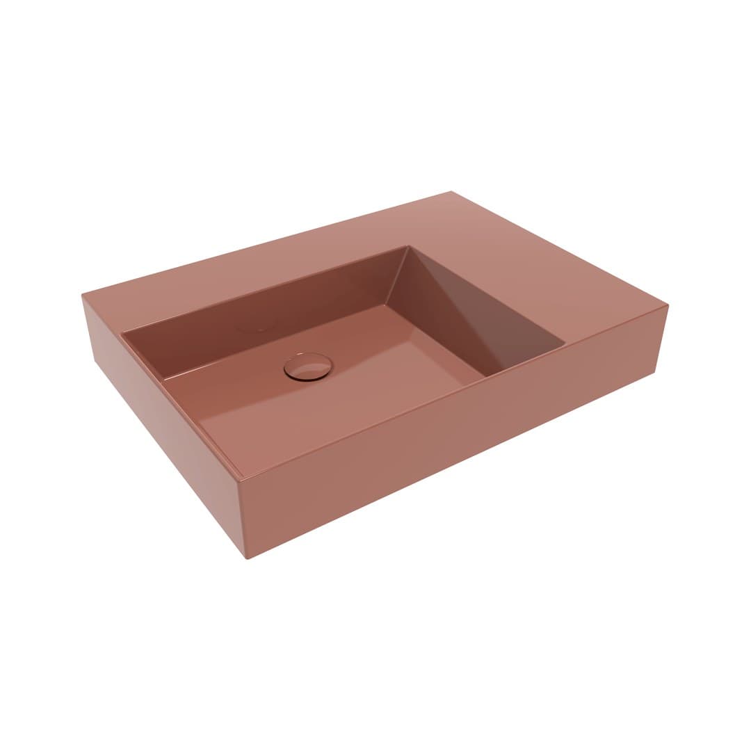 Flaminia APPLIGHT 7051 – Νιπτήρας Επικαθήμενος – Terracotta Glossy (AP7051TC)