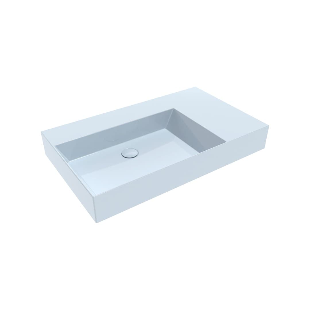 Flaminia APPLIGHT 8551 – Νιπτήρας Επικαθήμενος – Azzurro Polvere Glossy (AP8551AP)