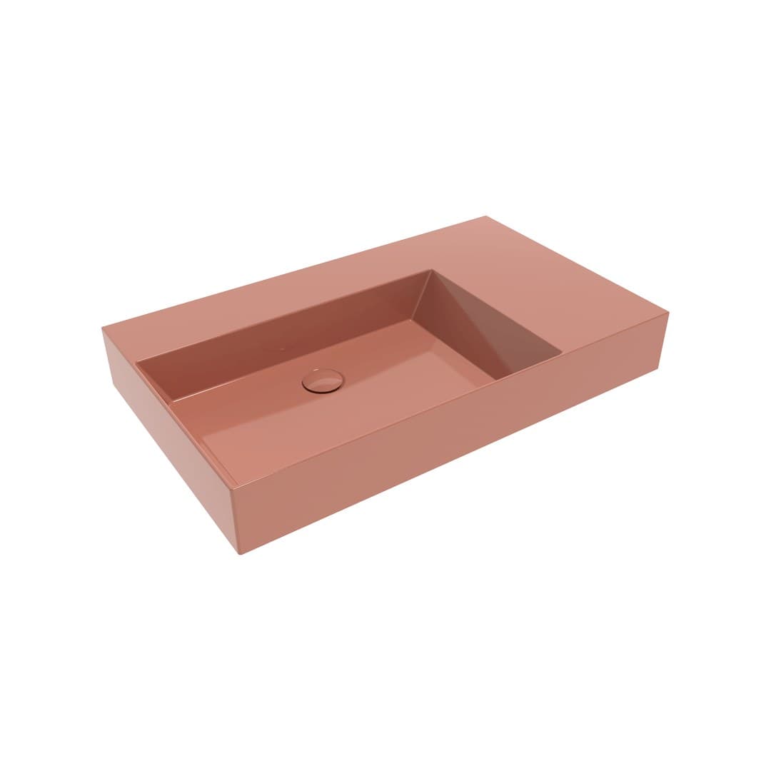 Flaminia APPLIGHT 8551 – Νιπτήρας Επικαθήμενος – Terracotta Glossy (AP8551TC)