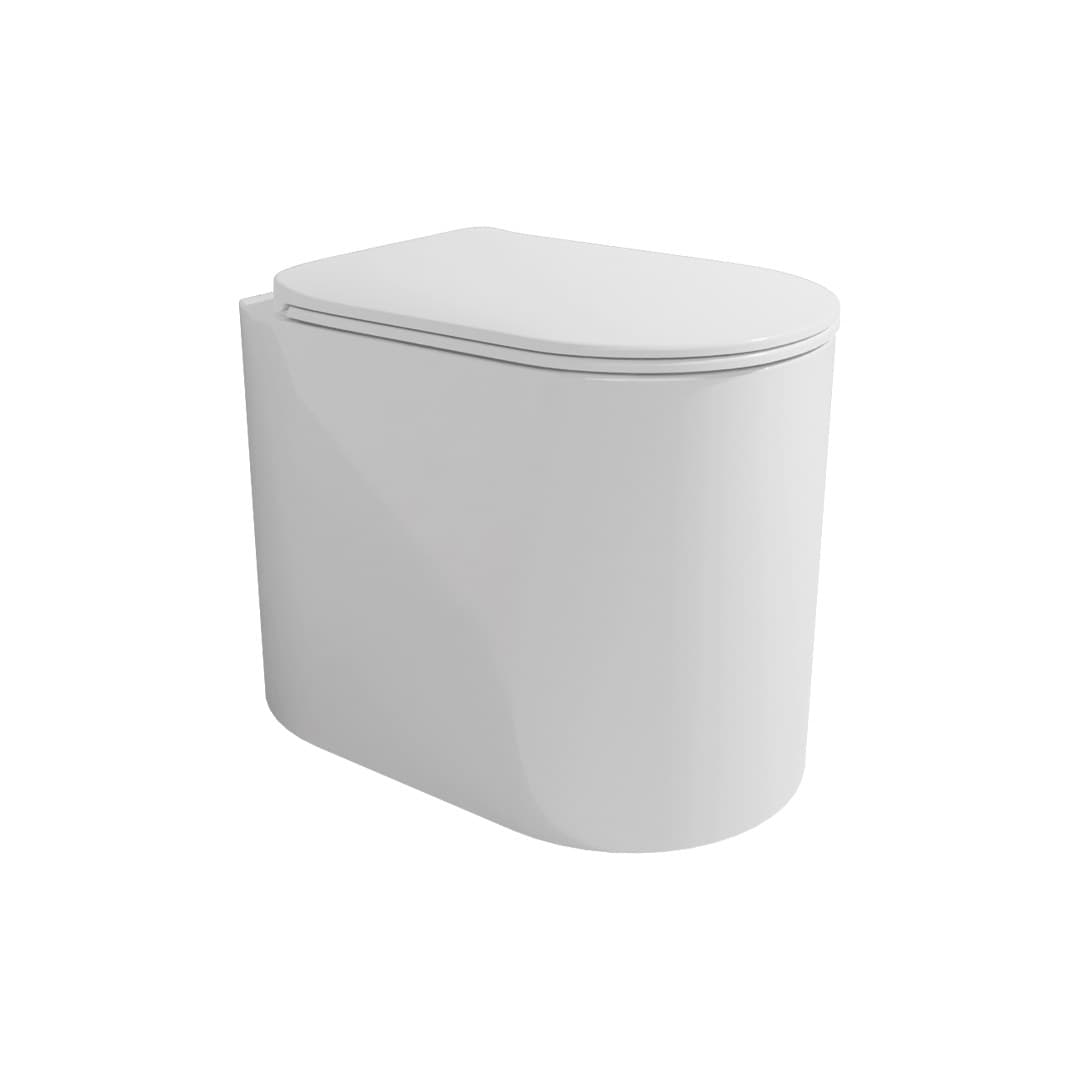 Flaminia ASTRA goclean – Λεκάνη Δαπέδου – White Glossy (AS117G)
