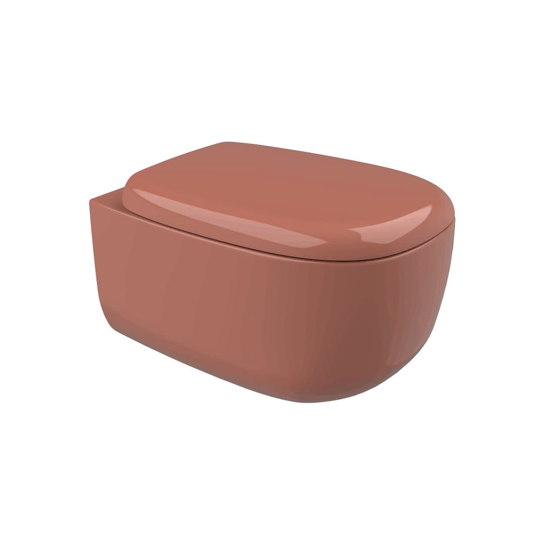 Flaminia BONOLA goclean – Λεκάνη Κρεμαστή – Terracotta Glossy (BN118GTC)