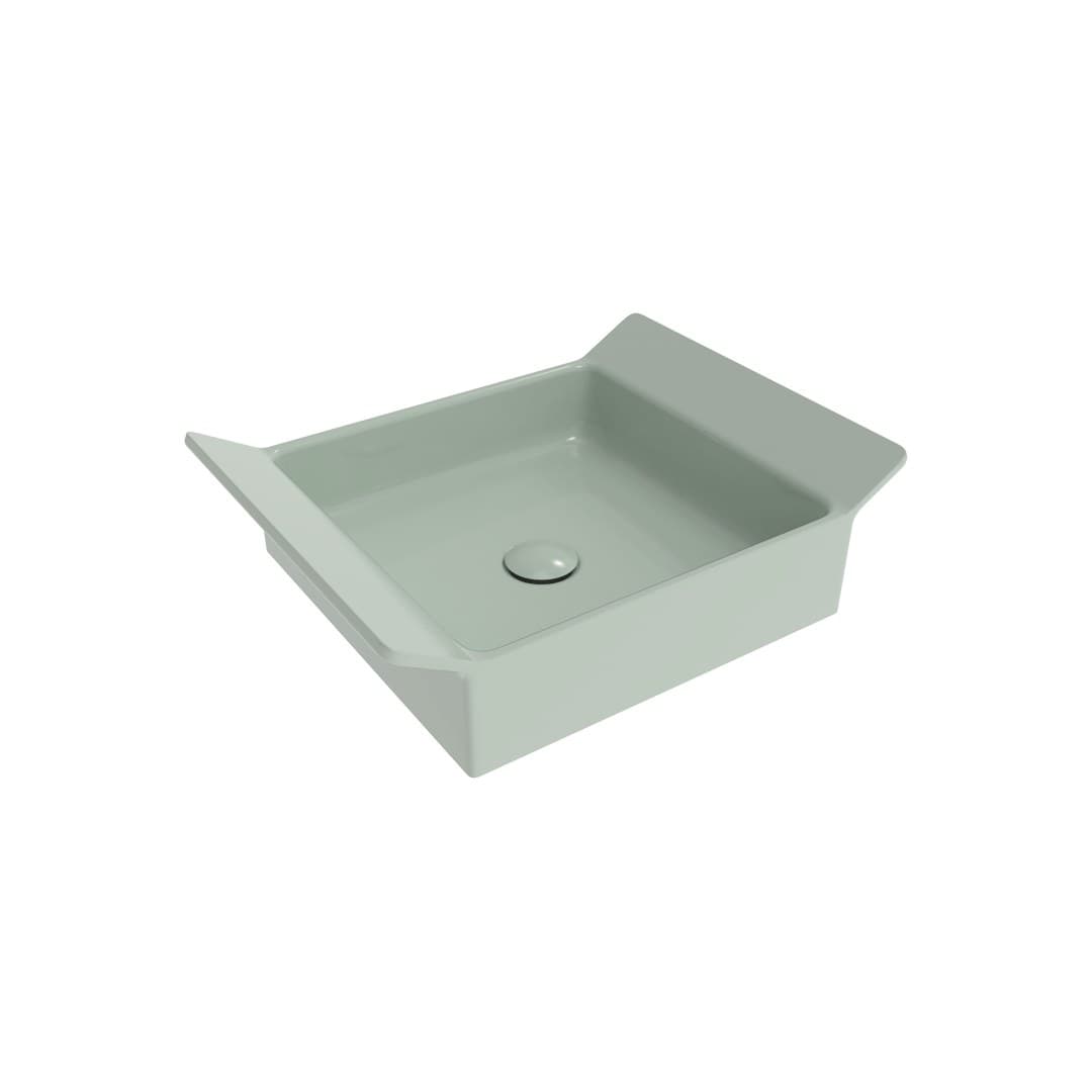 Flaminia BOX 40 – Νιπτήρας Επικαθήμενος – Verde Giada Glossy (BX40AVG)
