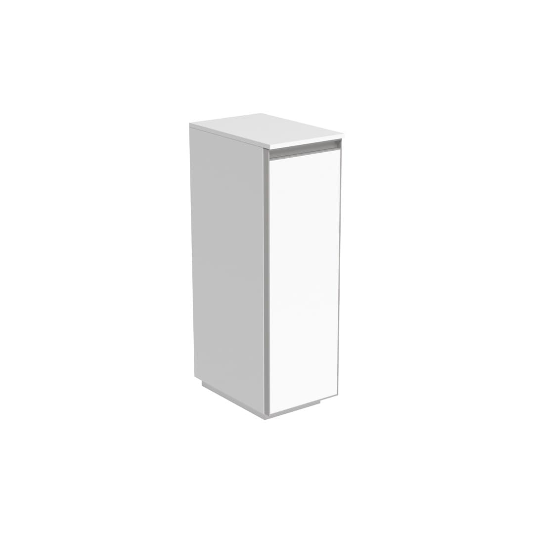 Flaminia CUBIKA 37 – H 78.5 – Ντουλάπι Μπάνιου – Free standing unit (25 cm) – Matt White (CKD100LBK)