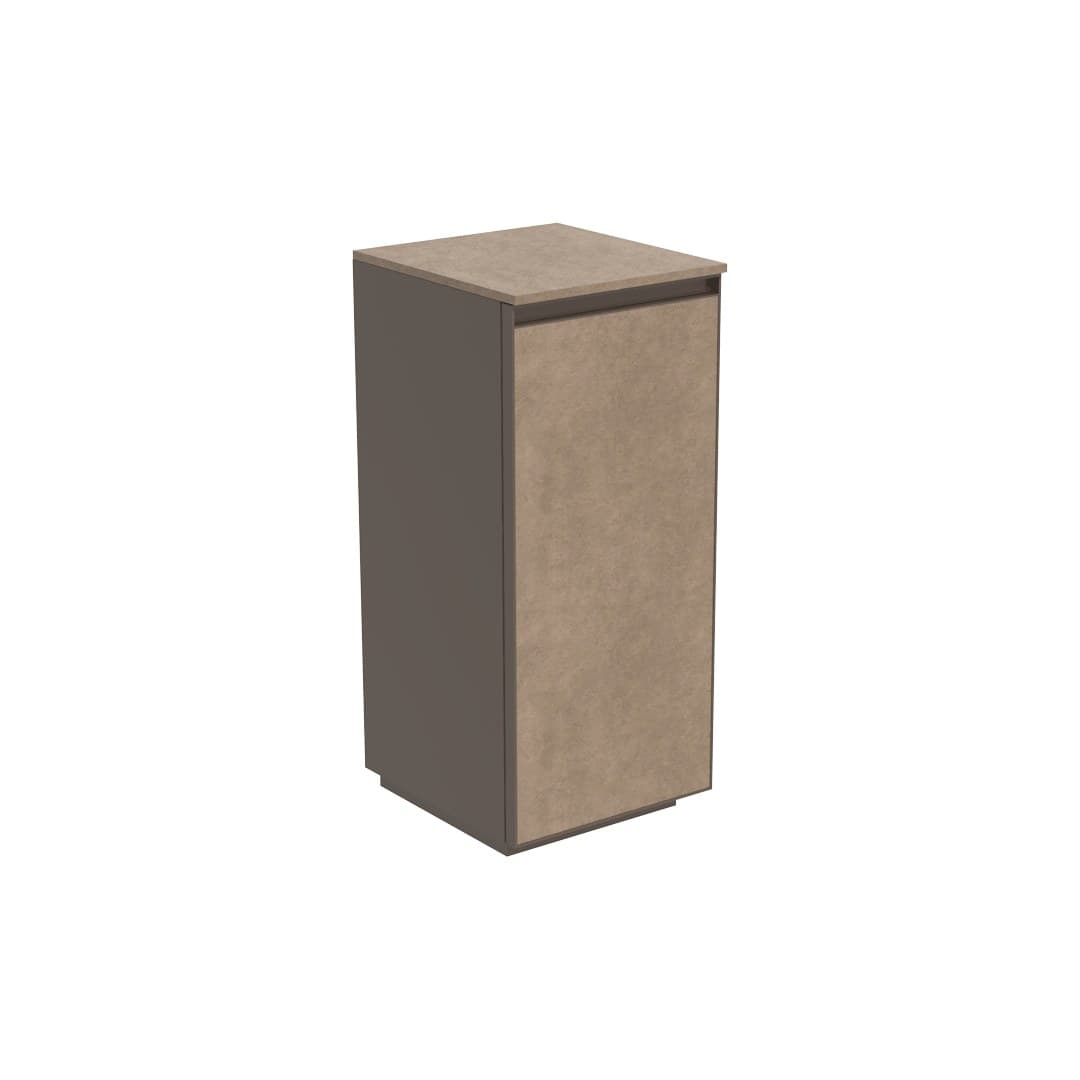 Flaminia CUBIKA 37 – H 78.5 – Ντουλάπι Μπάνιου – Free standing unit (35 cm) – Fokos Terra Gres (CKD104GTK)