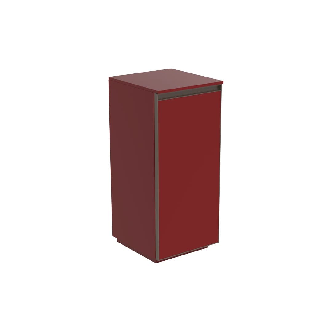 Flaminia CUBIKA 37 – H 78.5 – Ντουλάπι Μπάνιου – Free standing unit (35 cm) – Bordeaux Matt (CKD104LRK)