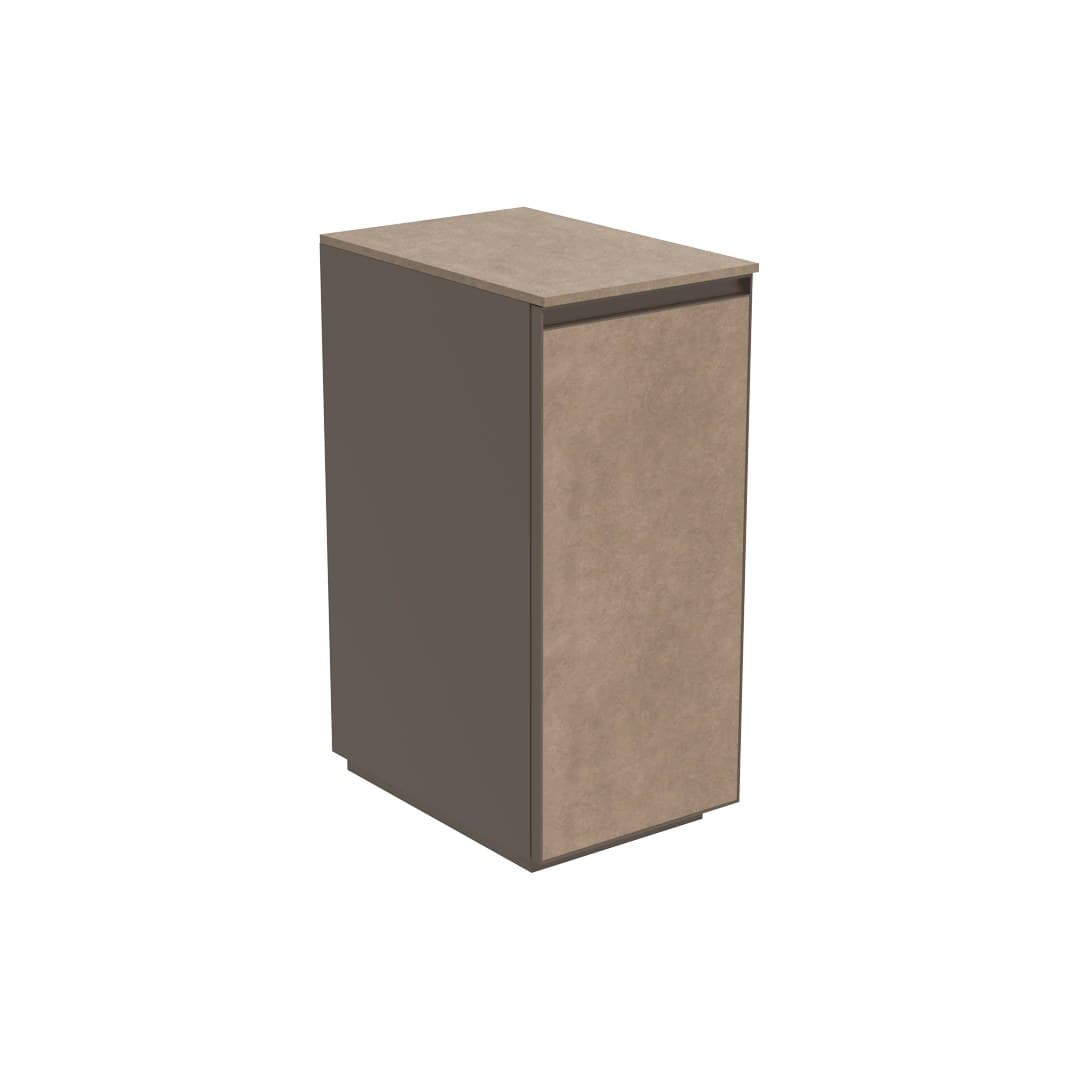 Flaminia CUBIKA 50 – H 78.5 – Ντουλάπι Μπάνιου – Free standing unit (35 cm) – Fokos Terra Gres (CKD105GTK)