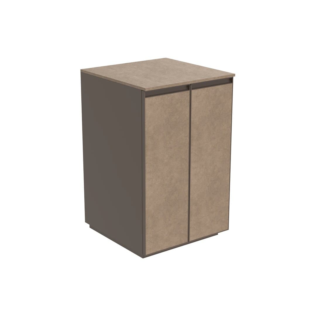 Flaminia CUBIKA 50 – H 78.5 – Ντουλάπι Μπάνιου – Free standing unit (50 cm) – 2 πόρτες – Fokos Terra Gres (CKD109GTK)
