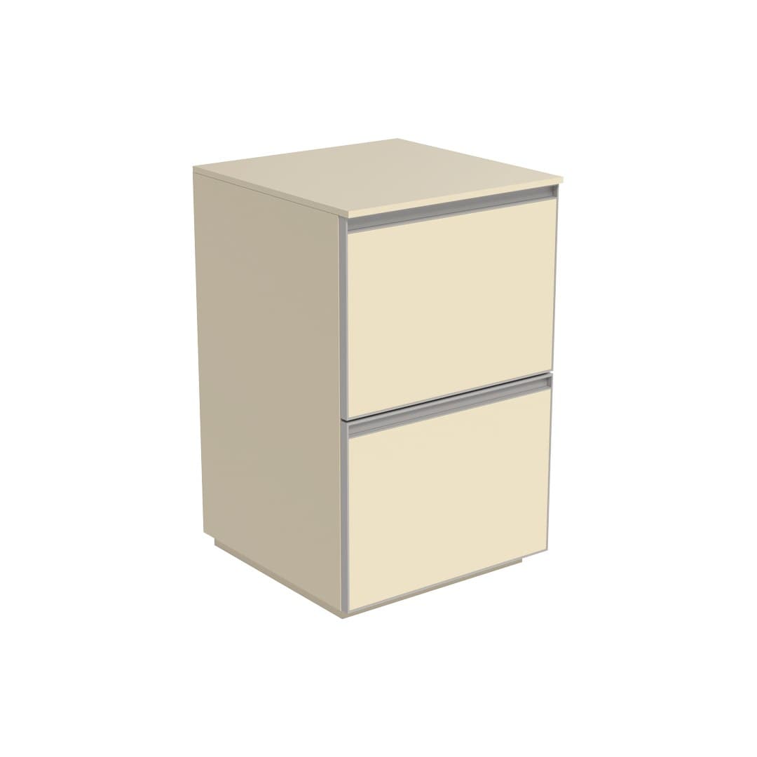Flaminia CUBIKA 50 – H 78.5 – Ντουλάπι Μπάνιου – Free standing unit (50 cm) – 2 συρτάρια – Juta Matt (CKD152LJK)