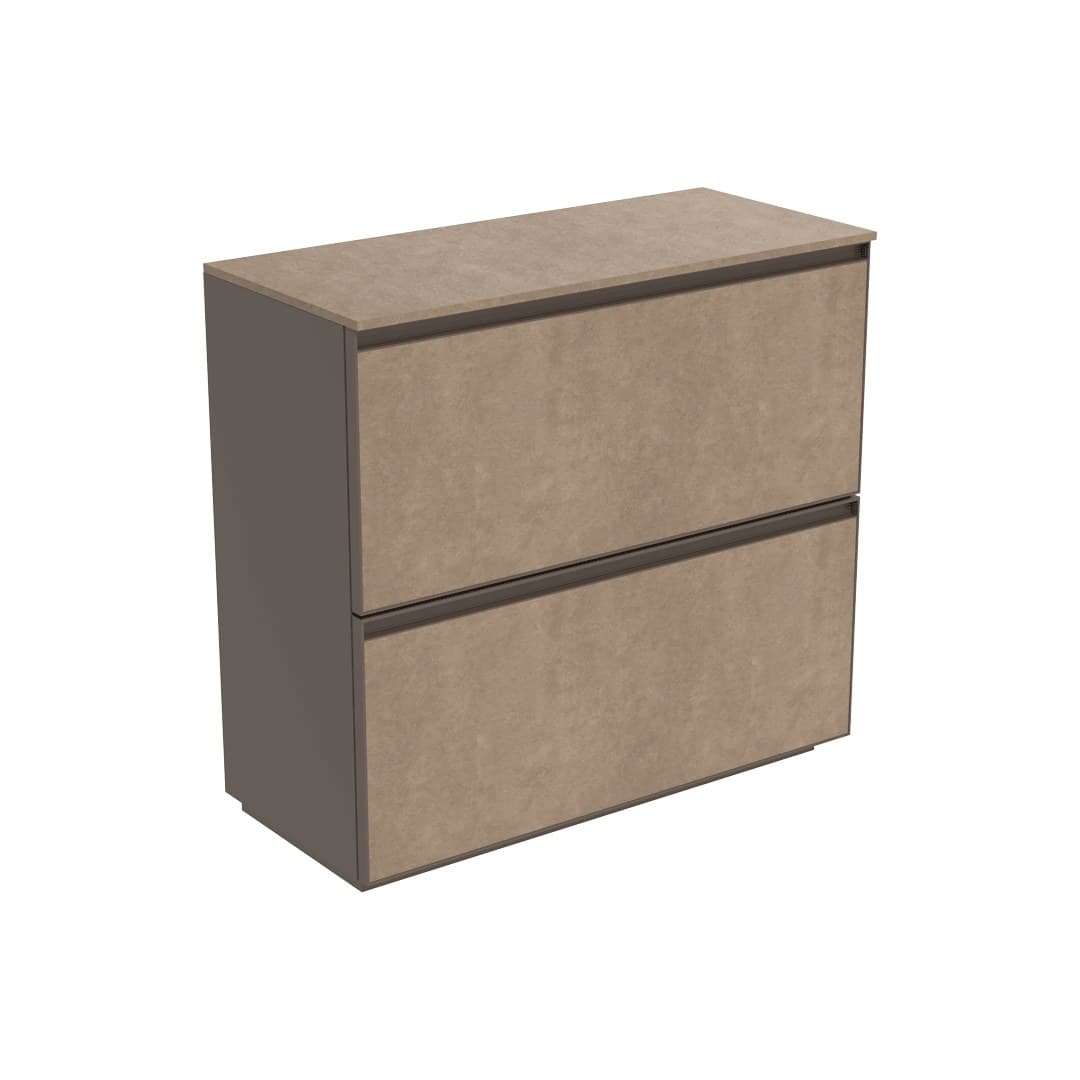 Flaminia CUBIKA 37 – H 78.5 – Ντουλάπι Μπάνιου – Free standing unit (85 cm) – Fokos Terra Gres (CKD163GTK)