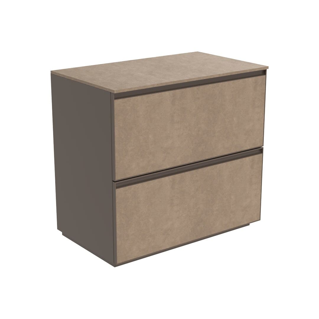 Flaminia CUBIKA 50 – H 78.5 – Ντουλάπι Μπάνιου – Free standing unit (85 cm) – Fokos Terra Gres (CKD164GTK)