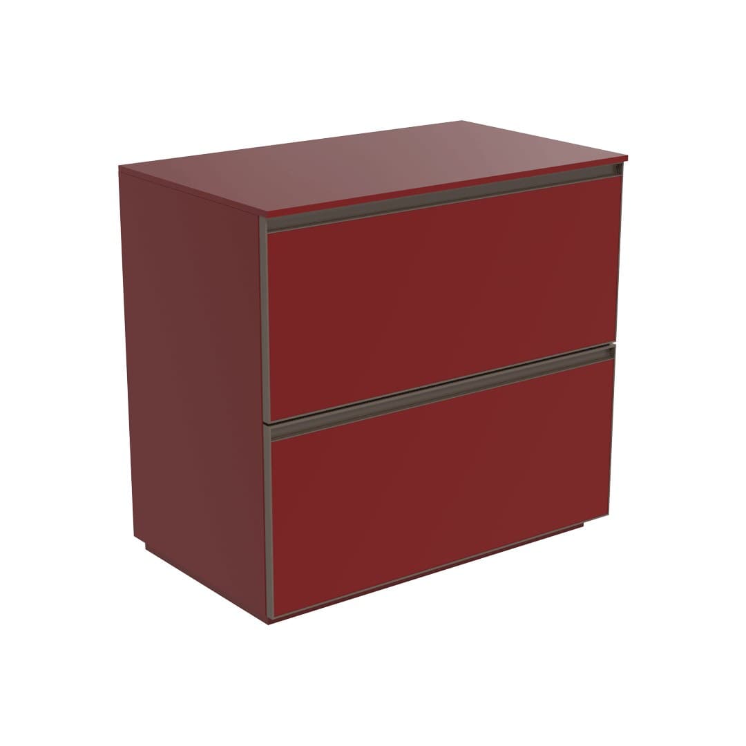 Flaminia CUBIKA 50 – H 78.5 – Ντουλάπι Μπάνιου – Free standing unit (85 cm) – Bordeaux Matt (CKD164LRK)