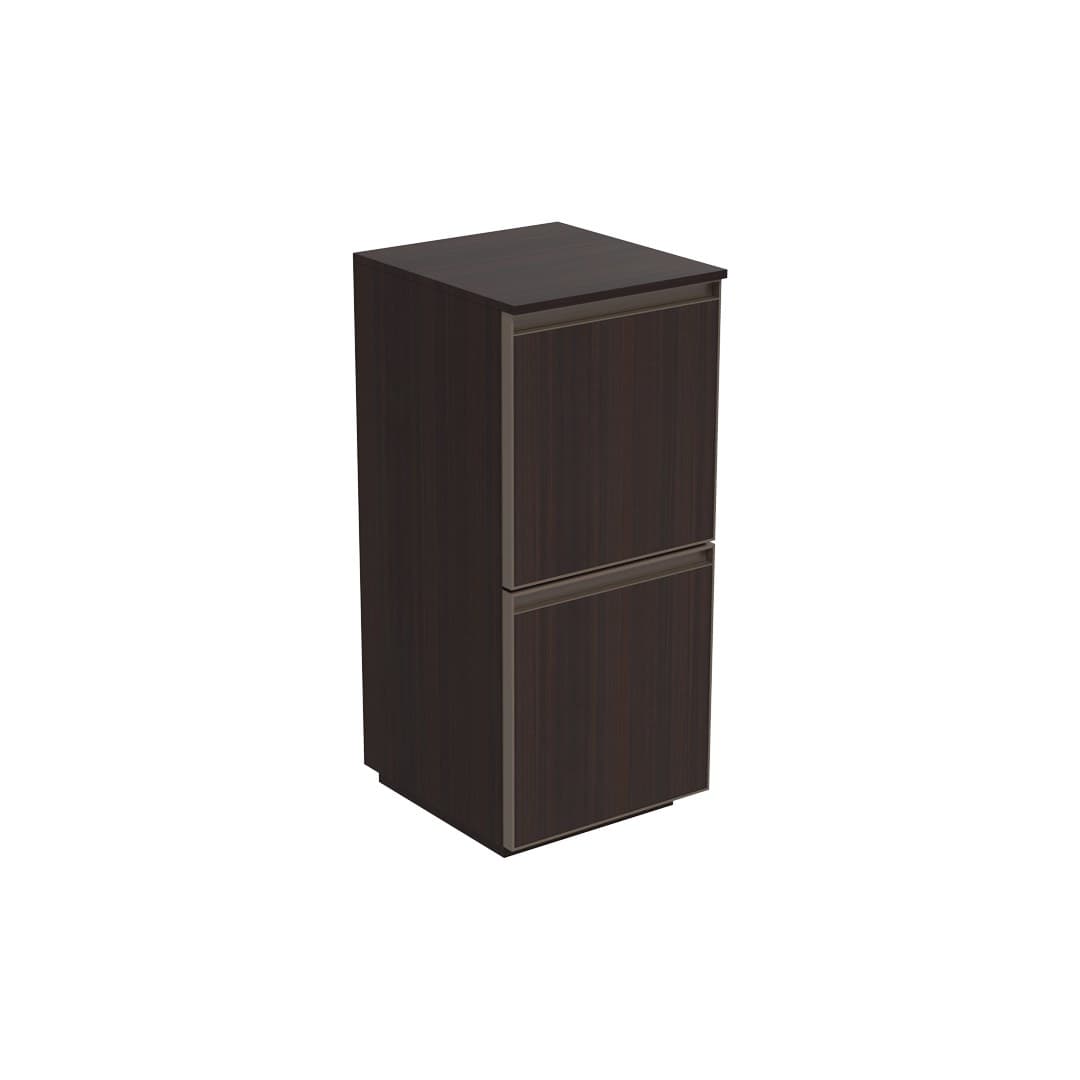 Flaminia CUBIKA 37 – H 78.5 – Ντουλάπι Μπάνιου – Free standing unit (35 cm) – 2 συρτάρια – Eucalipto (CKD169LEK)