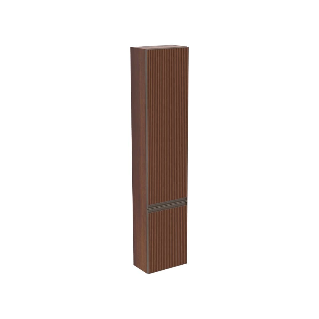 Flaminia CUBIKA H 162,5 – Κολόνα Μπάνιου – Wall-hung cabinet cm 35 x 20,8 – Noce Greca (CKD303LNK)