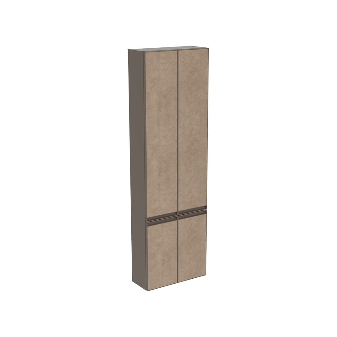 Flaminia CUBIKA H 162,5 – Κολόνα Μπάνιου – Wall-hung cabinet cm 50 x 20,8 – Fokos Terra Gres (CKD306GTK)