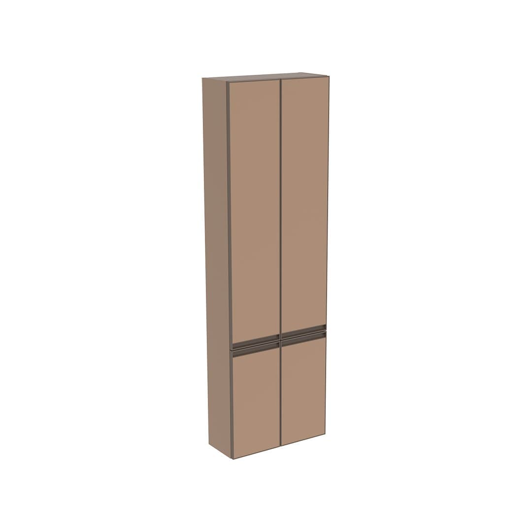 Flaminia CUBIKA H 162,5 – Κολόνα Μπάνιου – Wall-hung cabinet cm 50 x 20,8 – Cipria Matt (CKD306KLC)
