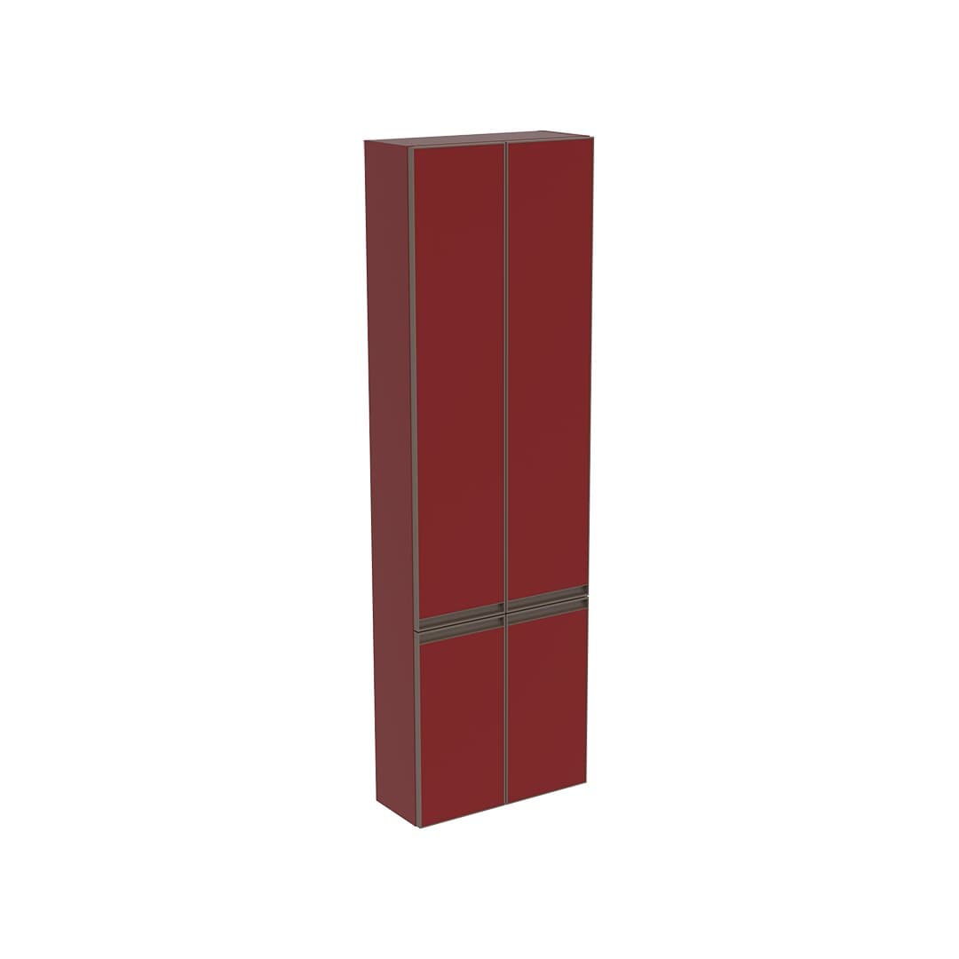 Flaminia CUBIKA H 162,5 – Κολόνα Μπάνιου – Wall-hung cabinet cm 50 x 20,8 – Bordeaux Matt (CKD306LRK)