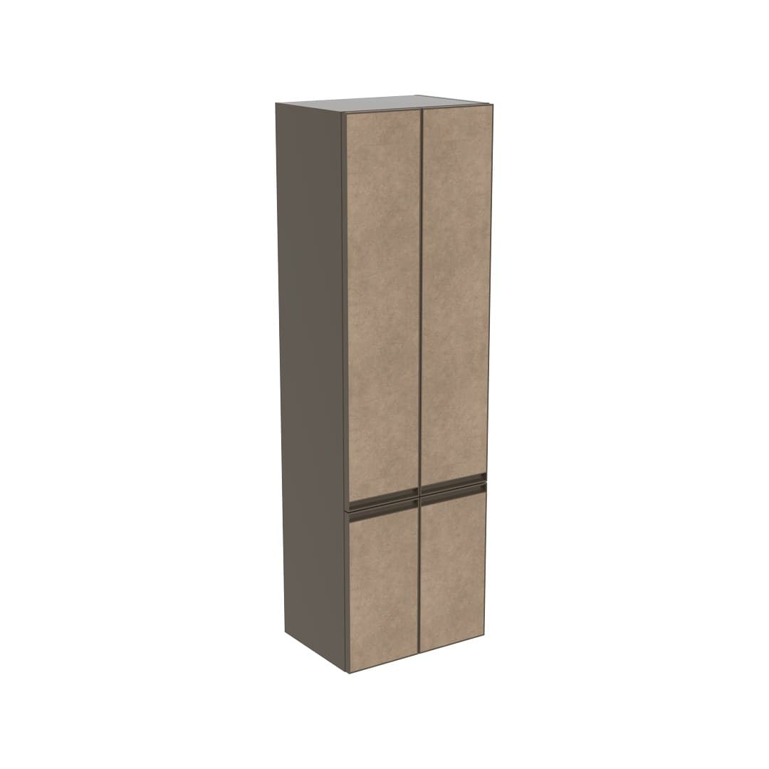 Flaminia CUBIKA H 162,5 – Κολόνα Μπάνιου – Wall-hung cabinet cm 50 x 37 – Fokos Terra Gres (CKD307GTK)