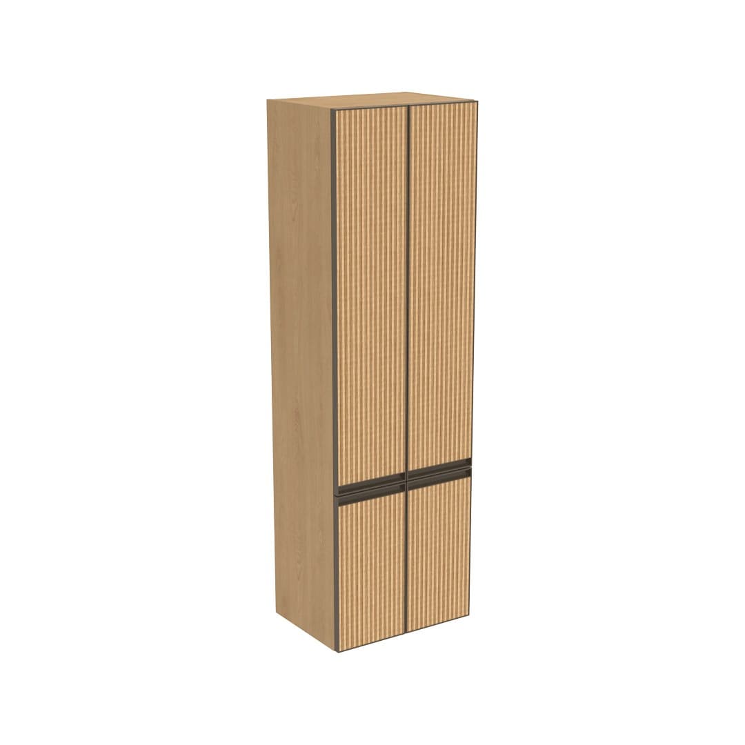 Flaminia CUBIKA H 162,5 – Κολόνα Μπάνιου – Wall-hung cabinet cm 50 x 37 – Rovere Naturale Greca (CKD307LLK)