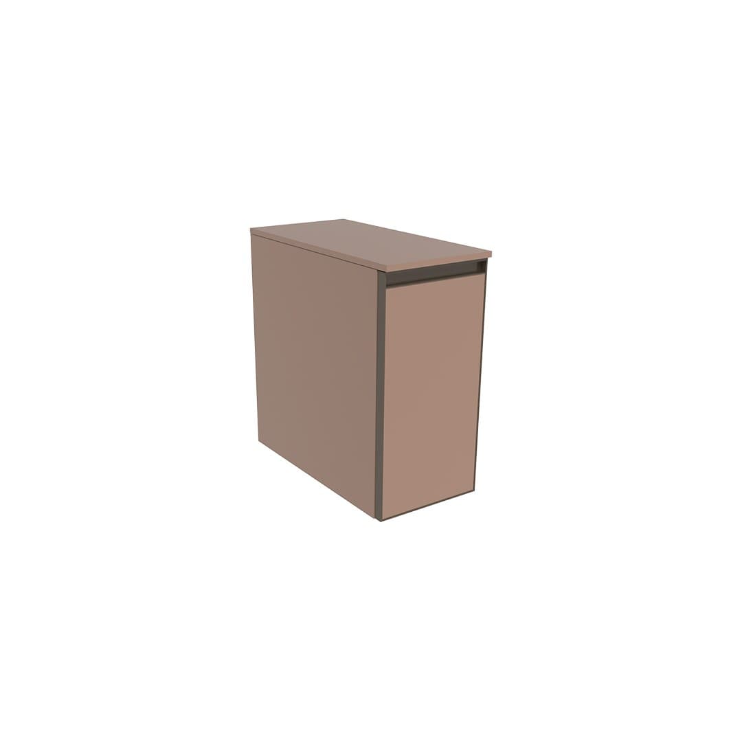 Flaminia CUBIKA 50 – H 50 – Ντουλάπι Μπάνιου – Wall-hung unit cm 25 cm – Cipria Matt (CKD401KLC)
