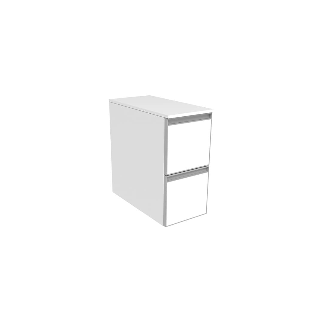 Flaminia CUBIKA 50 – H 50 – Ντουλάπι Μπάνιου – Wall-hung unit cm 25 – Matt White (CKD405LBK)