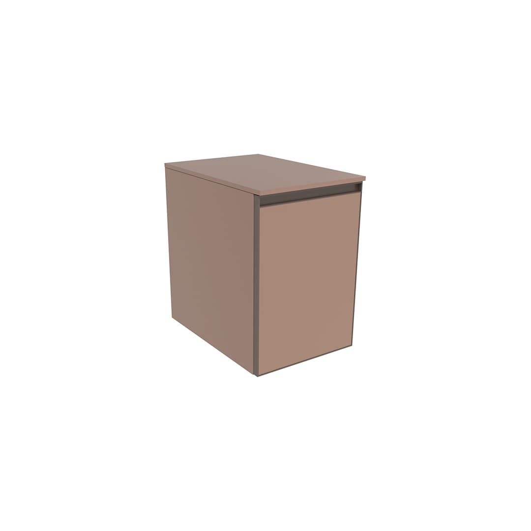 Flaminia CUBIKA 50 – H 50 – Ντουλάπι Μπάνιου – Wall-hung unit cm 35 – 1 πόρτα – Cipria Matt (CKD407KLC)