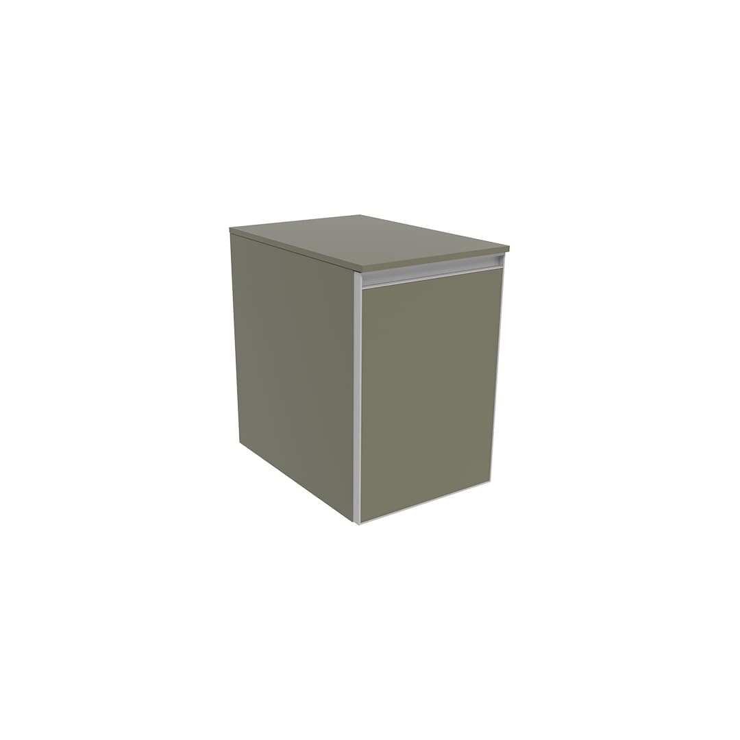 Flaminia CUBIKA 50 – H 50 – Ντουλάπι Μπάνιου – Wall-hung unit cm 35 – 1 πόρτα – Verde Palude Matt (CKD407LVK)