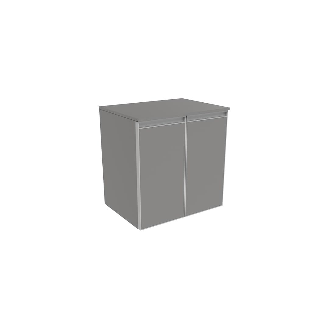 Flaminia CUBIKA 37 – H 50 – Ντουλάπι Μπάνιου – Wall-hung unit cm 50 – 2 πόρτες – Grey Matt (CKD412LGK)