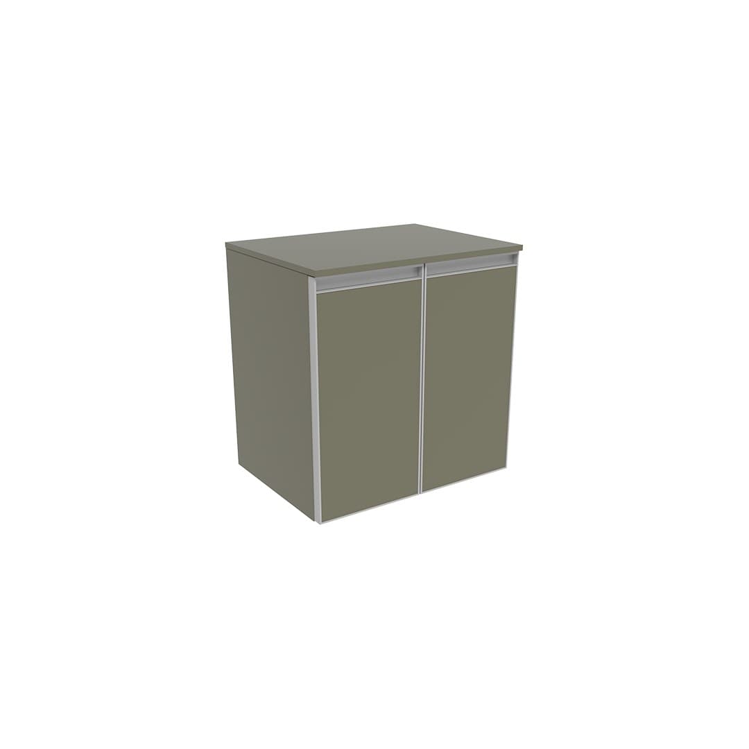 Flaminia CUBIKA 37 – H 50 – Ντουλάπι Μπάνιου – Wall-hung unit cm 50 – 2 πόρτες – Verde Palude Matt (CKD412LVK)
