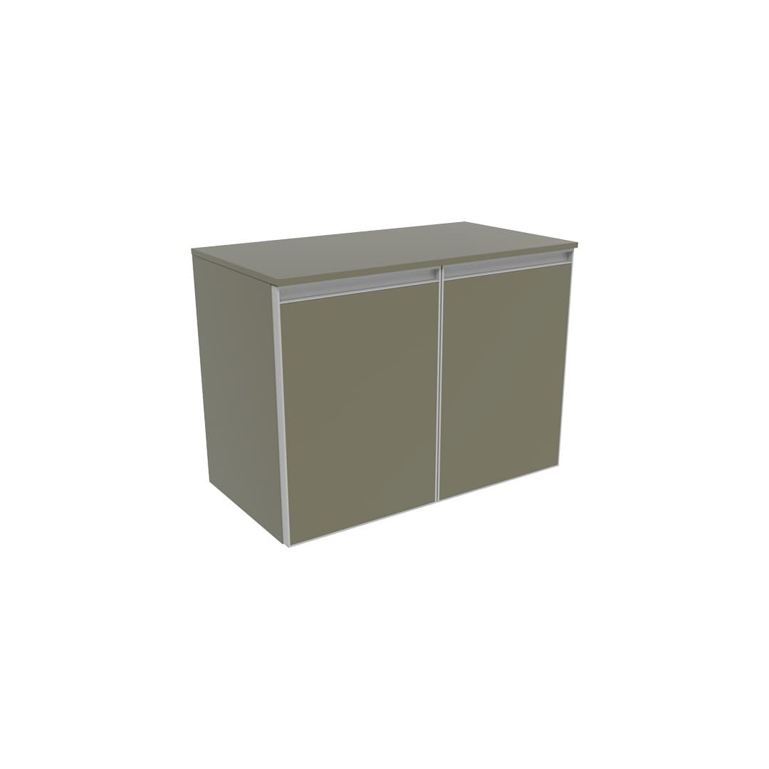 Flaminia CUBIKA 37 – H 50 – Ντουλάπι Μπάνιου – Wall-hung unit cm 70 – 2 πόρτες – Verde Palude Matt (CKD420LVK)