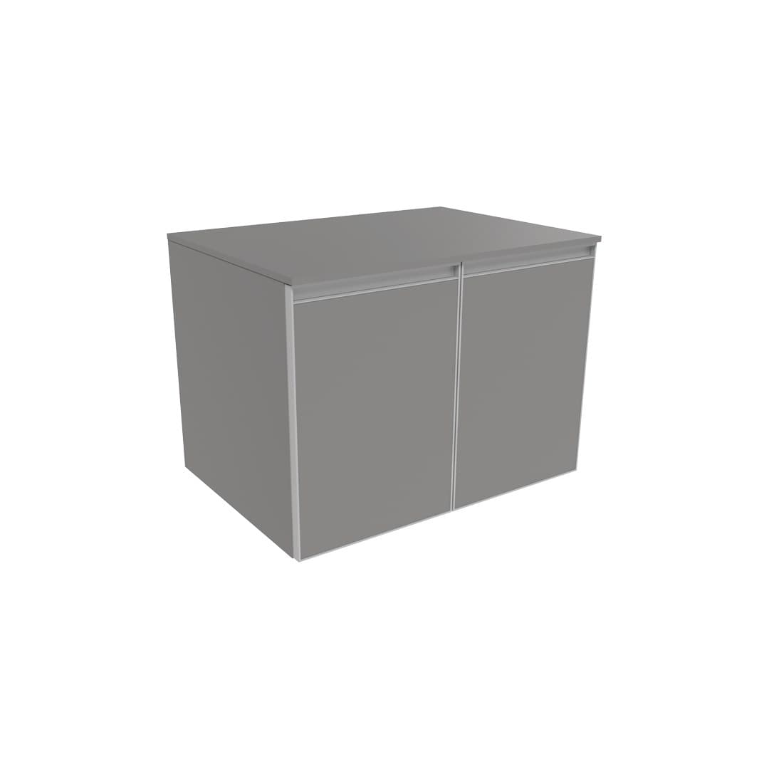 Flaminia CUBIKA 50 – H 50 – Ντουλάπι Μπάνιου – Wall-hung unit cm 70 – 2 πόρτες – Grey Matt (CKD421LGK)