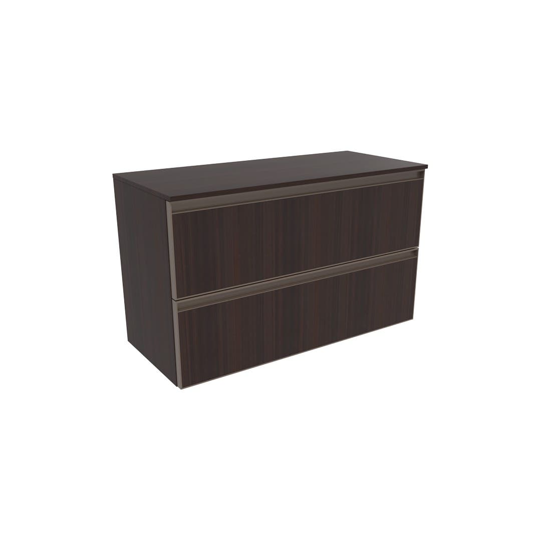 Flaminia CUBIKA 37 – H 50 – Ντουλάπι Μπάνιου – Wall-hung unit cm 85 – 2 συρτάρια – Eucalipto (CKD428LEK)