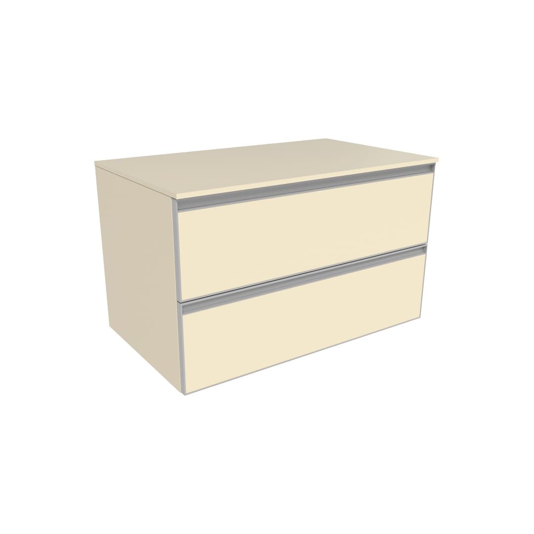 Flaminia CUBIKA 50 – H 50 – Ντουλάπι Μπάνιου – Wall-hung unit cm 85 – 2 συρτάρια – Juta Matt (CKD429LJK)