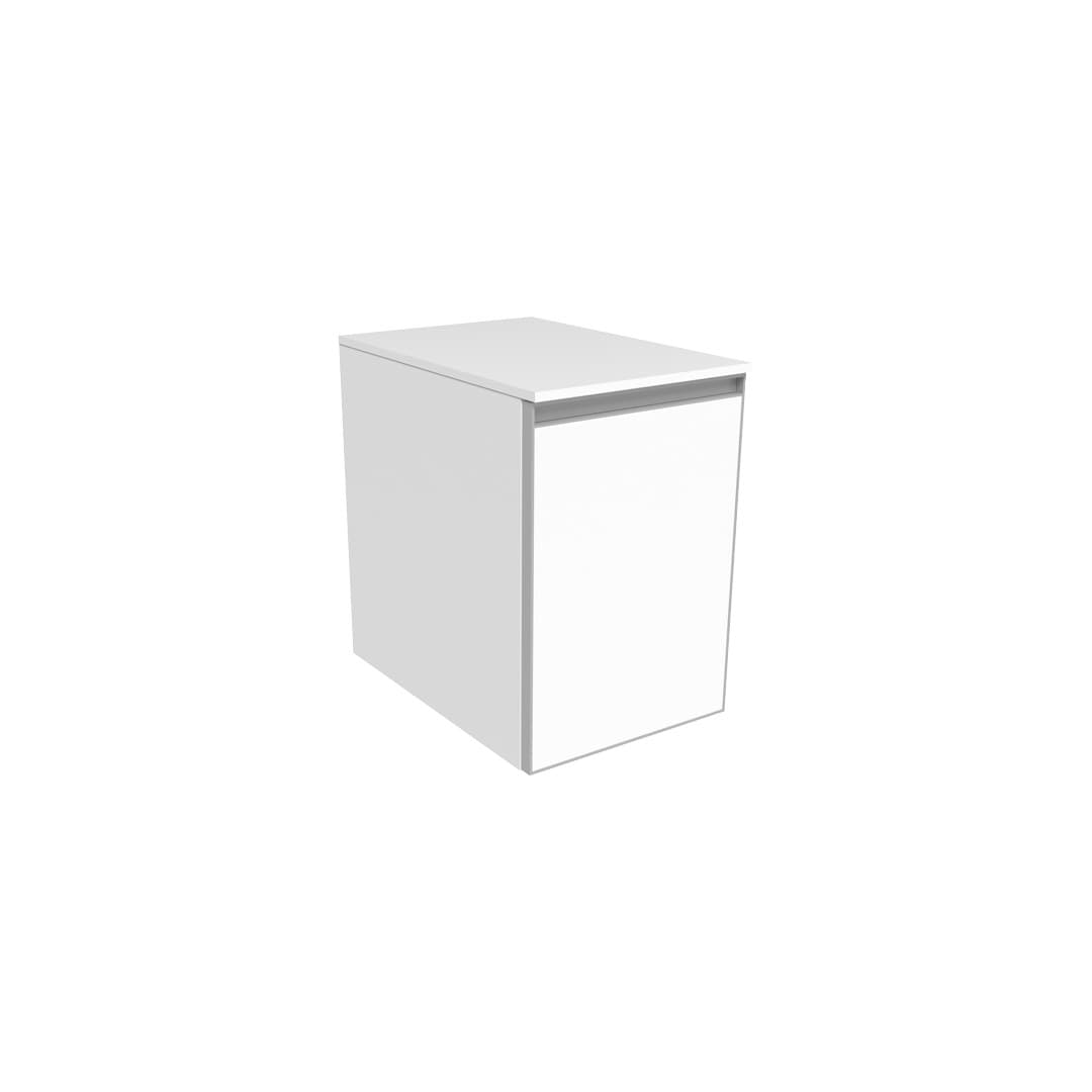 Flaminia CUBIKA 50 – H 50 – Ντουλάπι Μπάνιου – Wall-hung unit 35 cm – Matt White (CKD461LBK)
