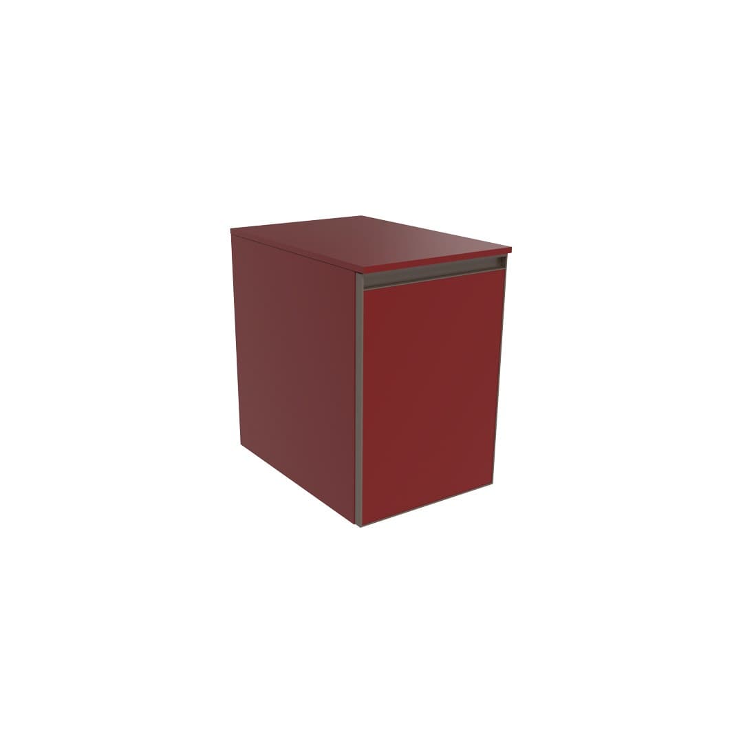 Flaminia CUBIKA 50 – H 50 – Ντουλάπι Μπάνιου – Wall-hung unit 35 cm – Bordeaux Matt (CKD461LRK)