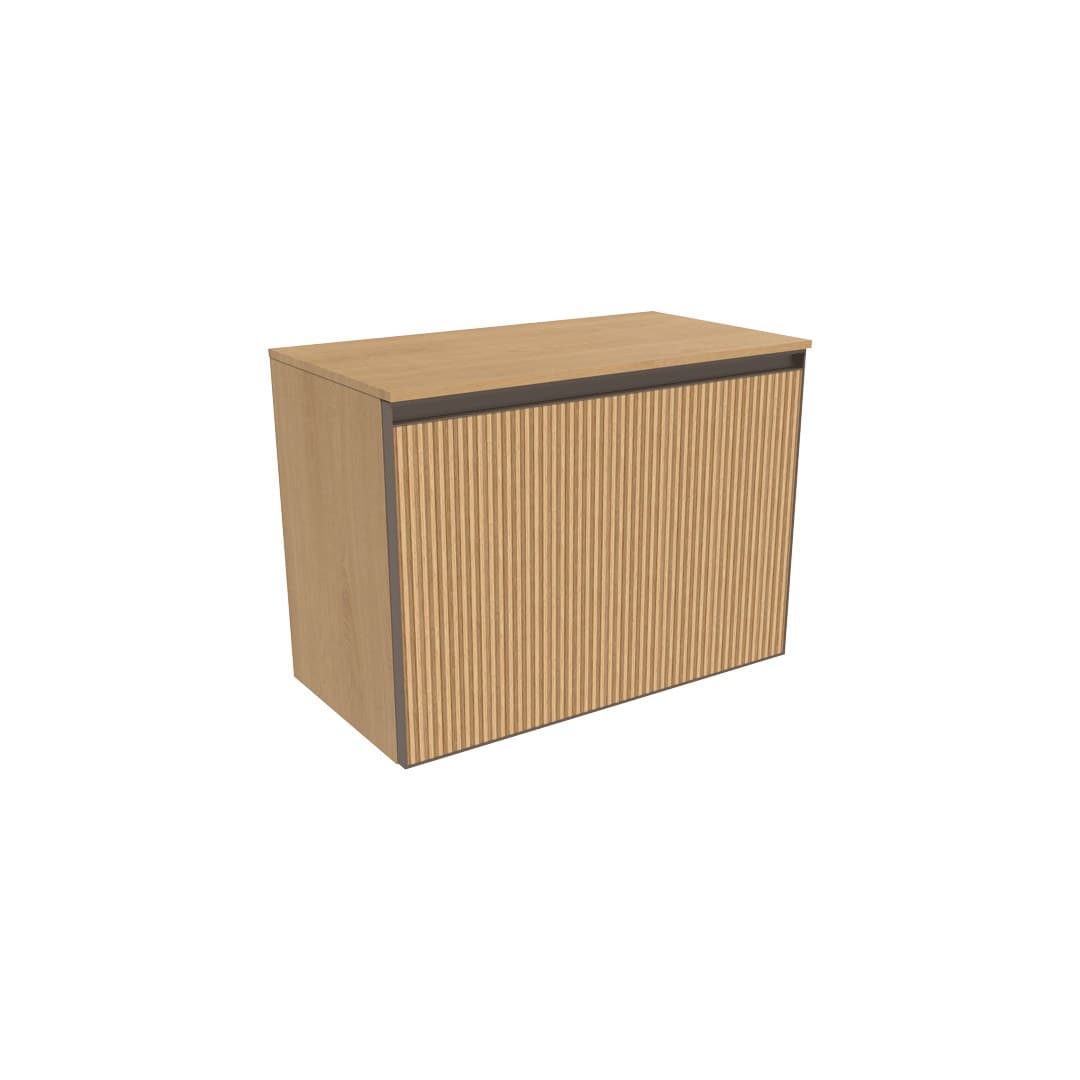 Flaminia CUBIKA 37 – H 50 – Ντουλάπι Μπάνιου – Wall-hung unit 70 cm – Rovere Naturale Greca (CKD472LLK)