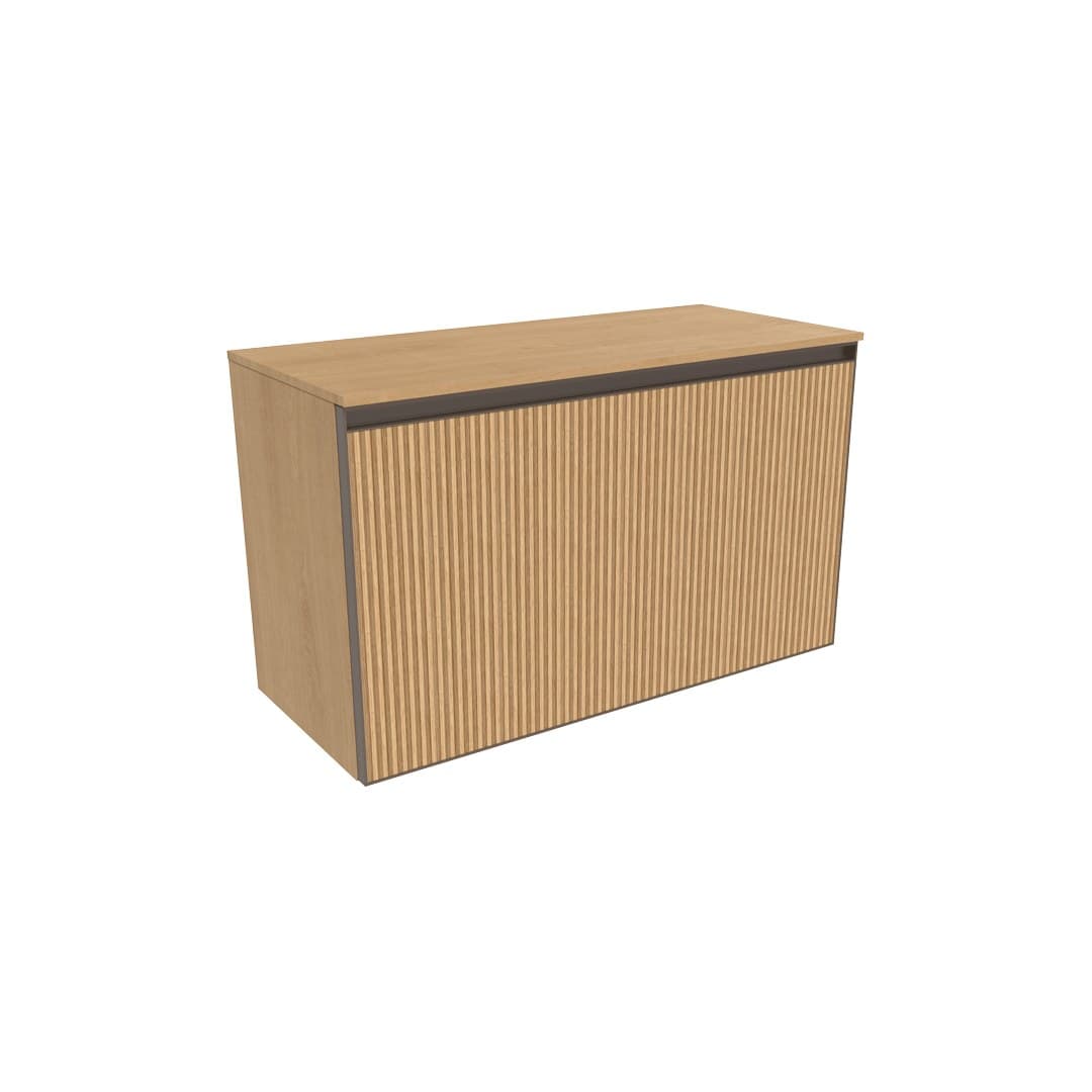 Flaminia CUBIKA 37 – H 50 – Ντουλάπι Μπάνιου – Wall-hung unit 85 cm – Rovere Naturale Greca (CKD486LLK)