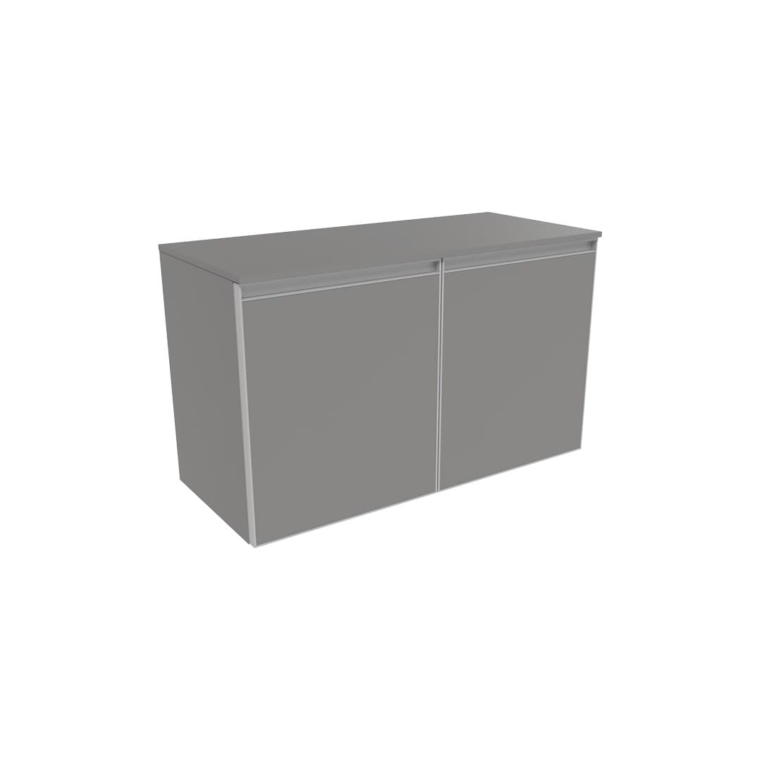 Flaminia CUBIKA 37 – H 50 – Ντουλάπι Μπάνιου – Wall-hung unit cm 85 – 2 πόρτες – Grey Matt (CKD496LGK)