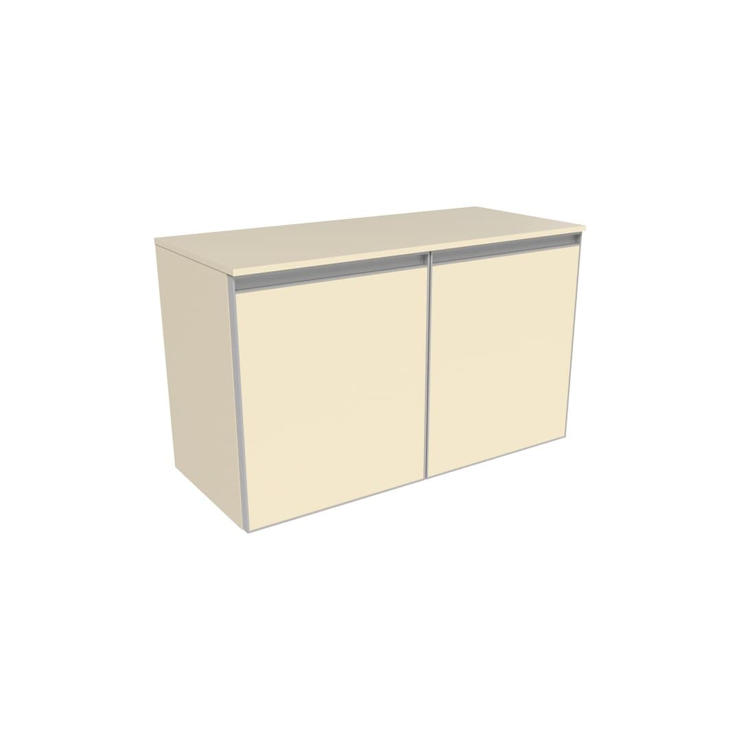 Flaminia CUBIKA 37 – H 50 – Ντουλάπι Μπάνιου – Wall-hung unit cm 85 – 2 πόρτες – Juta Matt (CKD496LJK)