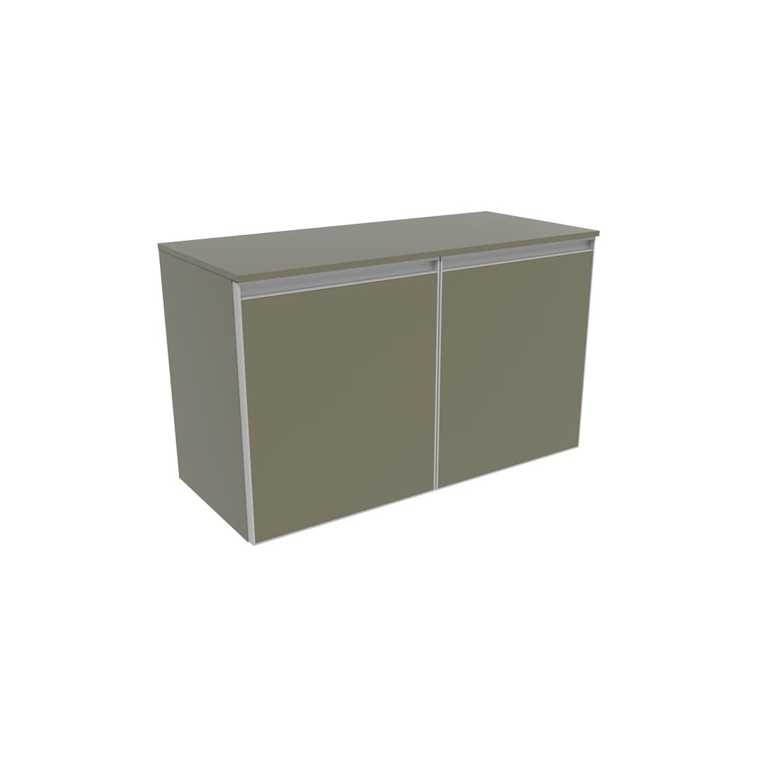 Flaminia CUBIKA 37 – H 50 – Ντουλάπι Μπάνιου – Wall-hung unit cm 85 – 2 πόρτες – Verde Palude Matt (CKD496LVK)