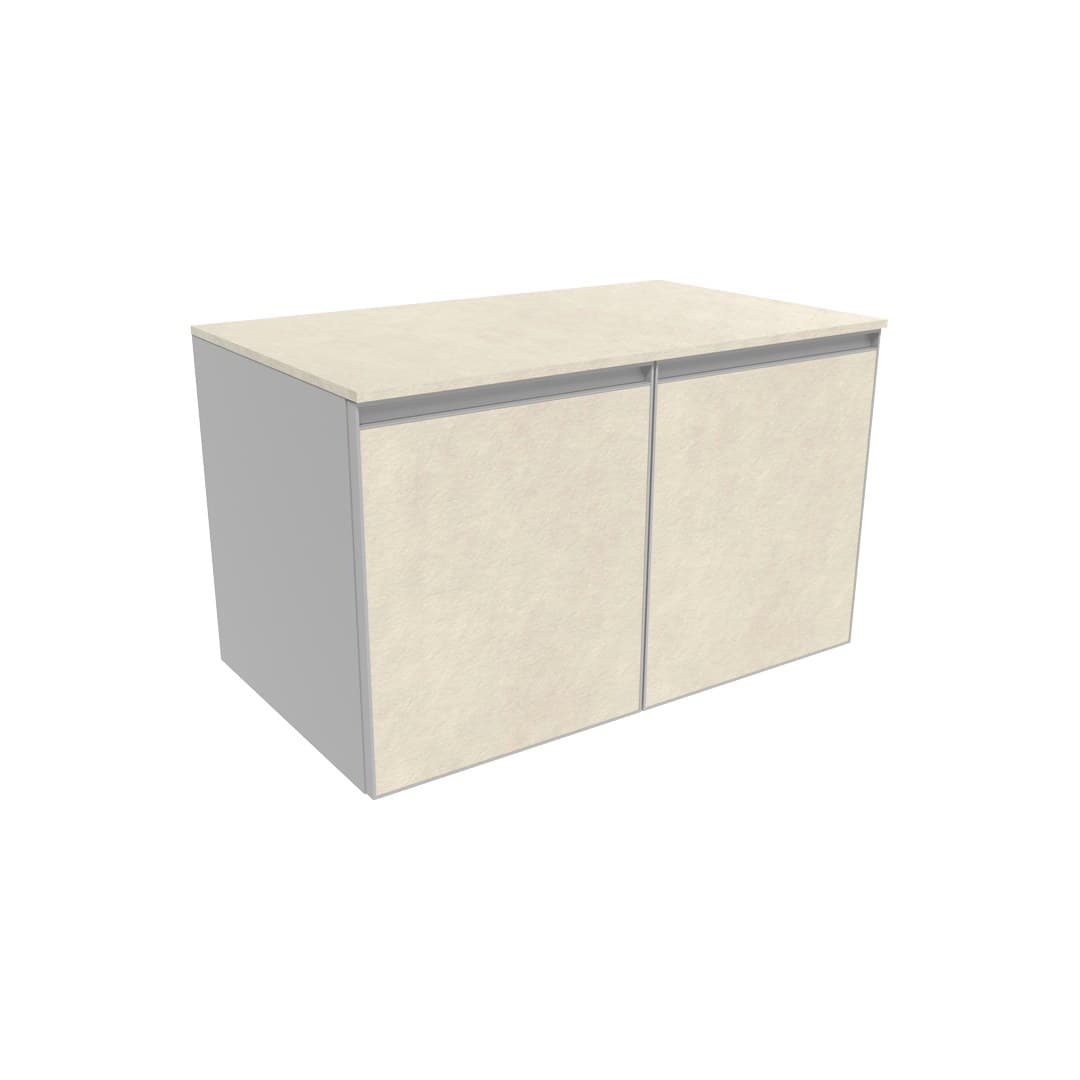 Flaminia CUBIKA 50 – H 50 – Ντουλάπι Μπάνιου – Wall-hung unit cm 85 – 2 πόρτες – Fokos Sale Gres (CKD497GSK)
