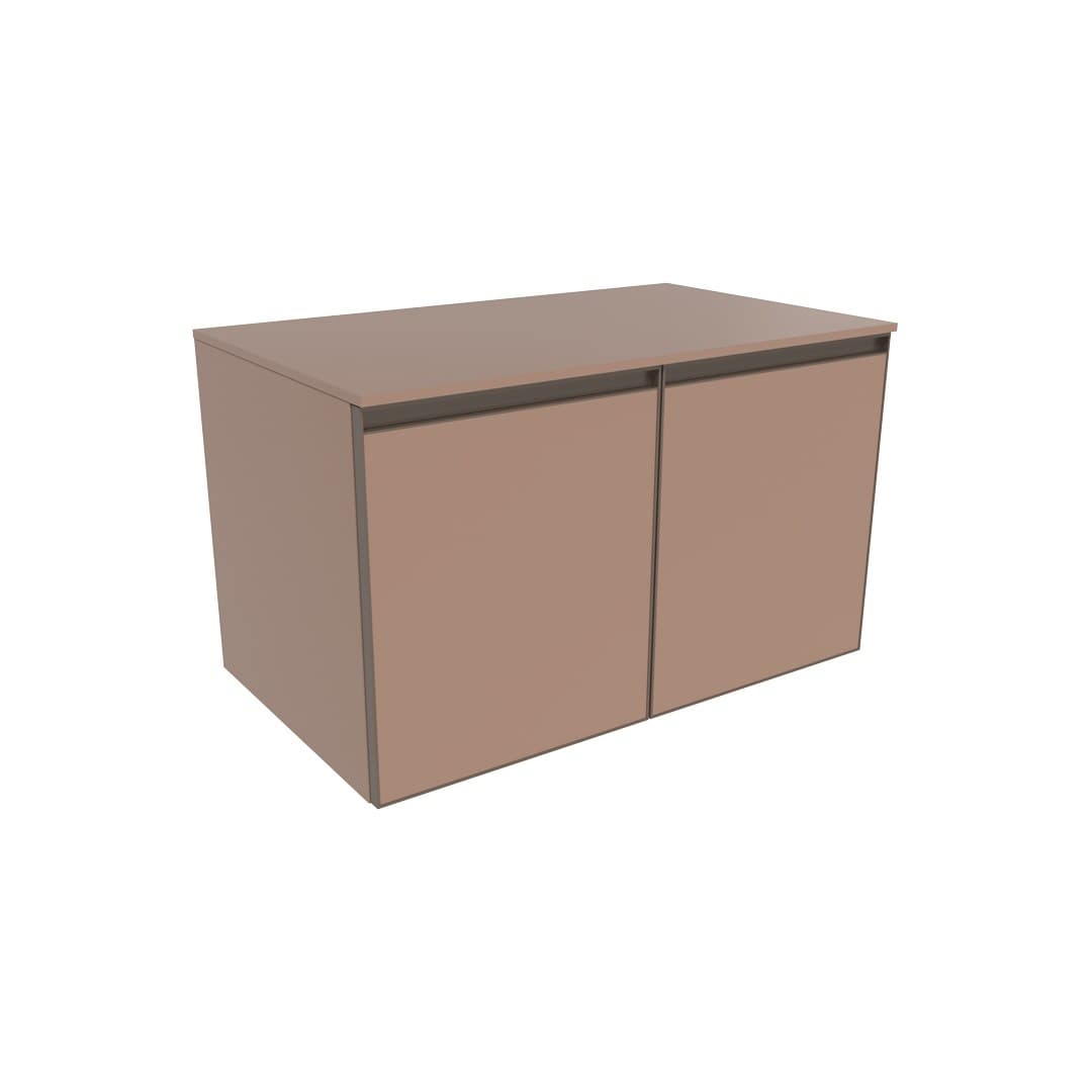 Flaminia CUBIKA 50 – H 50 – Ντουλάπι Μπάνιου – Wall-hung unit cm 85 – 2 πόρτες – Cipria Matt (CKD497KLC)