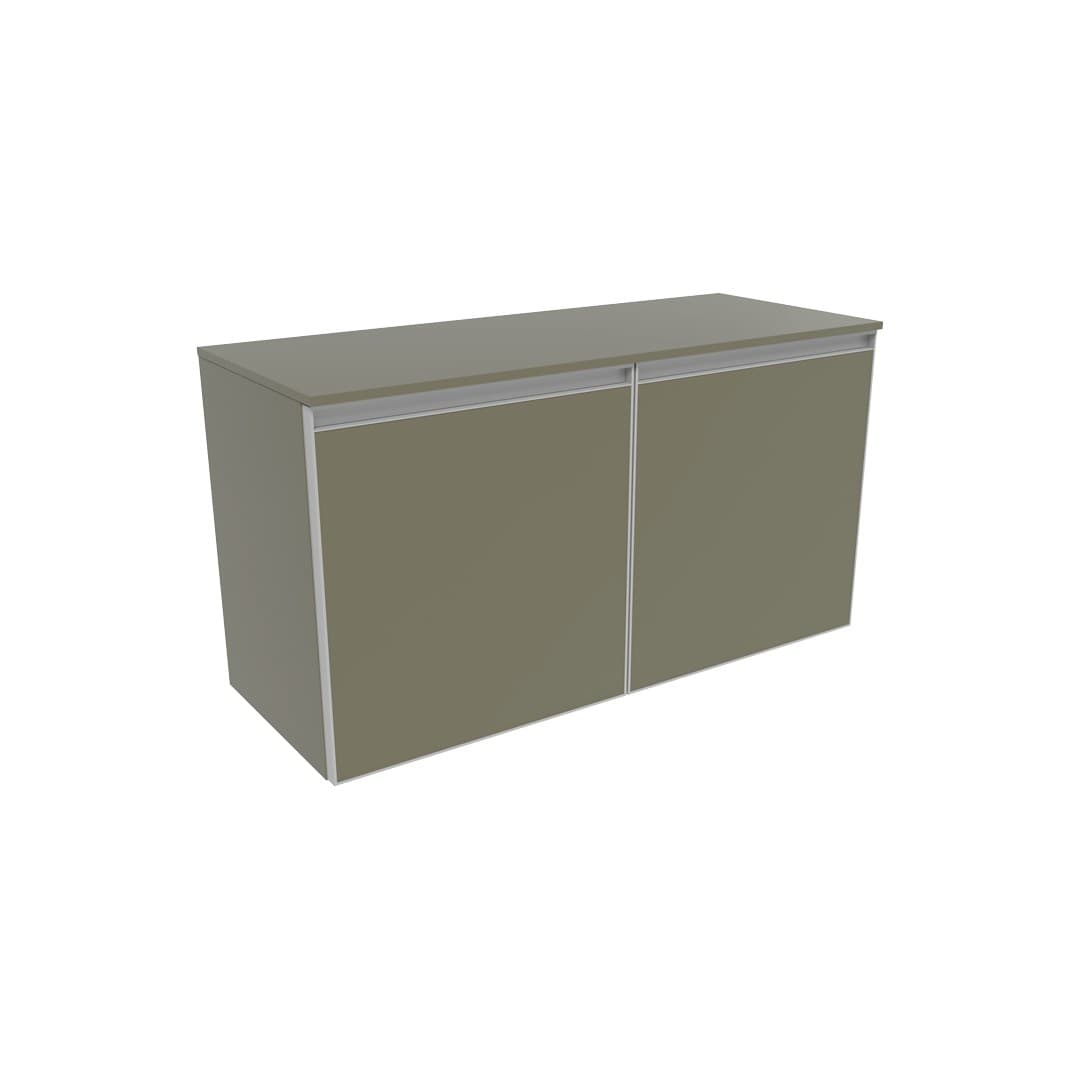 Flaminia CUBIKA 37 – H 50 – Ντουλάπι Μπάνιου – Wall-hung unit cm 95 – 2 πόρτες – Verde Palude Matt (CKD584LVK)