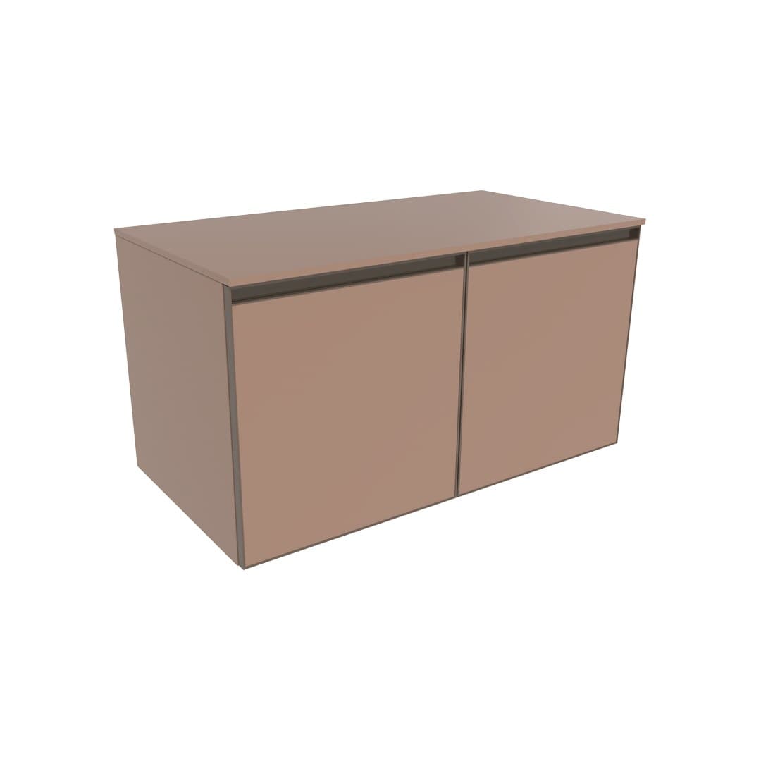 Flaminia CUBIKA 50 – H 50 – Ντουλάπι Μπάνιου – Wall-hung unit cm 95 – 2 πόρτες – Cipria Matt (CKD585KLC)